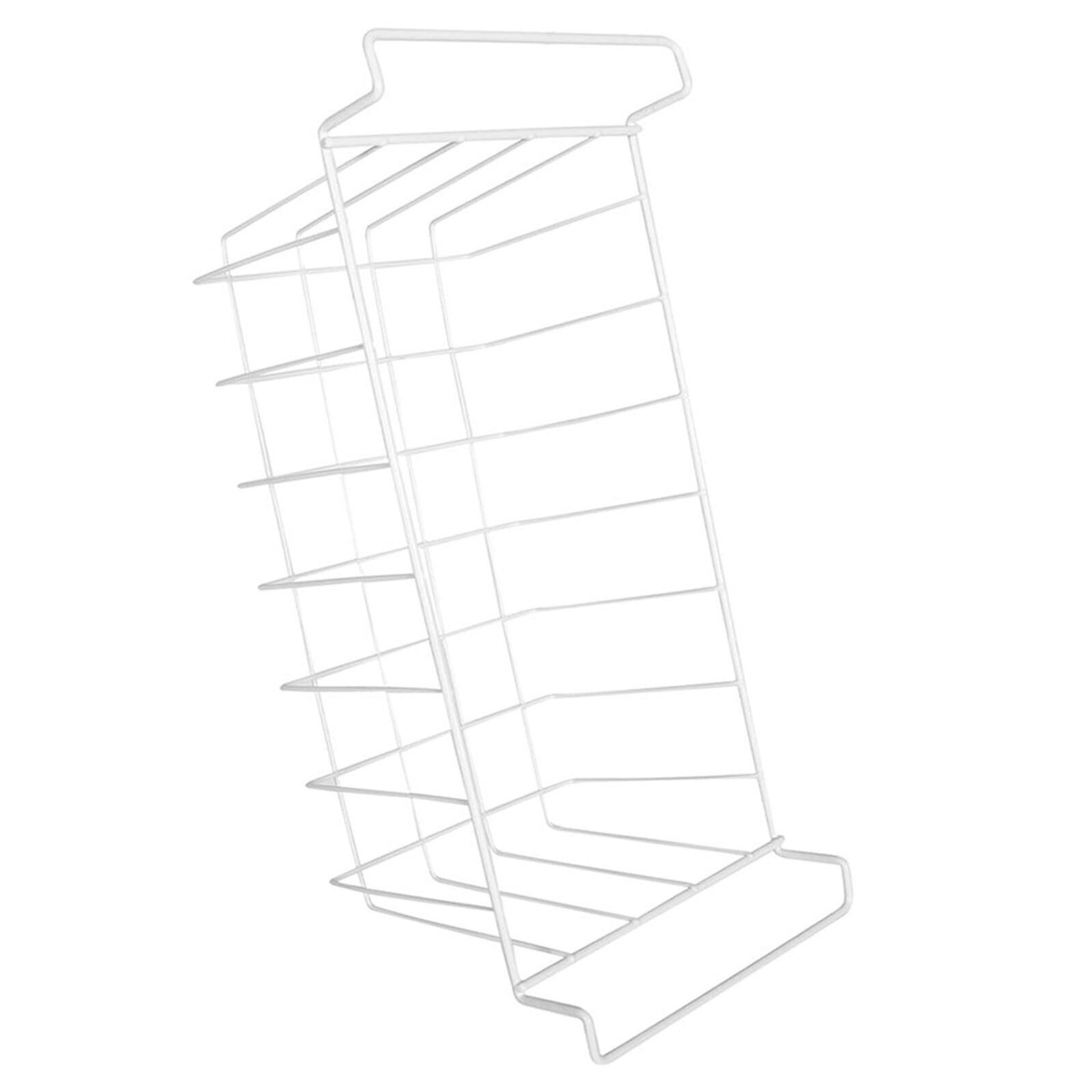 DOITOOL Cesta Organizadora Metálica para Congelador Rejilla Ajustable Colgante para Almacenamiento de Alimentos Congelador de Arcón Estante Divisor para Refrigerador y Profundo