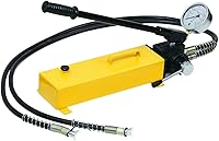 Vista 3 de Bomba manual hidráulica de doble efecto con manómetro (10000 psi - 183 in3) B-700S