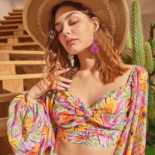 Flamingo Earrings Boho Earrings Flamingo Drop Dangle Earrings2