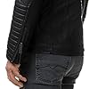 RED BRIDGE - Modern Real Leather, Cotton and Synthetic Leather Jacket for Men - Black #2