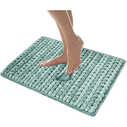Microdry Charcoal Infused Memory Foam Bath Mat Cover