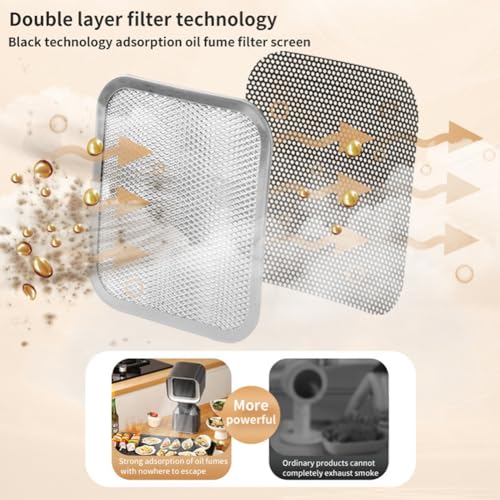 Hotte portative de bureau mini hotte cuisine sans installation angle réglable