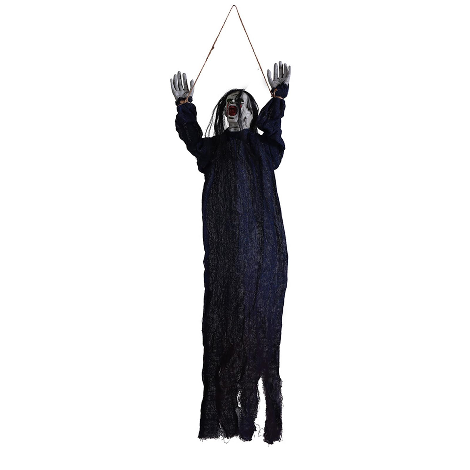 Buxuaaaa Terrifying Halloween Bloody Face Ornament Horror Indoor Outdoor Door Decoration Eerie Garden Holiday Embellishment Festives Ornament