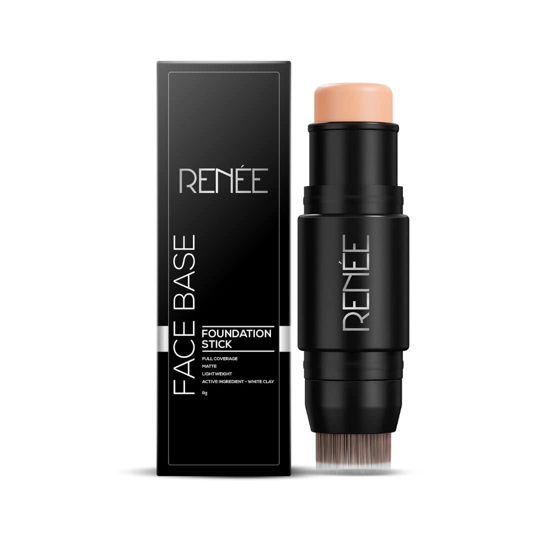 RENEE Face Base Foundation Stick with Applicator - Mocha, 8gm