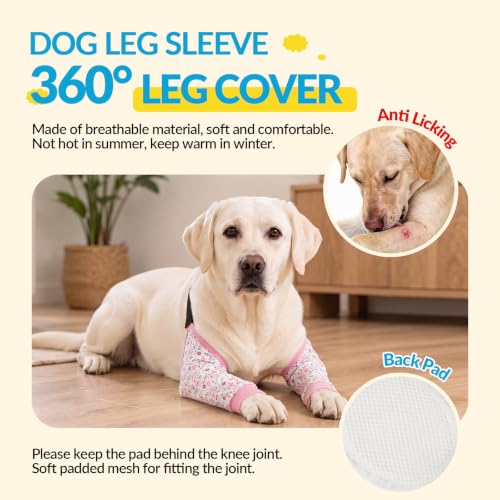 Image of ROZKITCH Dog Sleeve to Prevent Licking for Front Leg Surgery