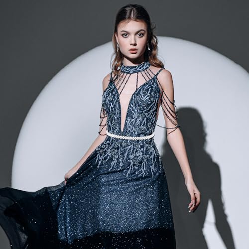 Women Skinny Pearls Belts, Bridal Wedding Waist Belt Bridesmaid Waistband Adjustable White Ribbon Belt for Dress3