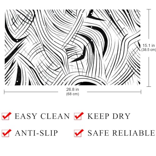 Tapis de bain antidérapant séchage rapide pour éviter l'humidité au sol