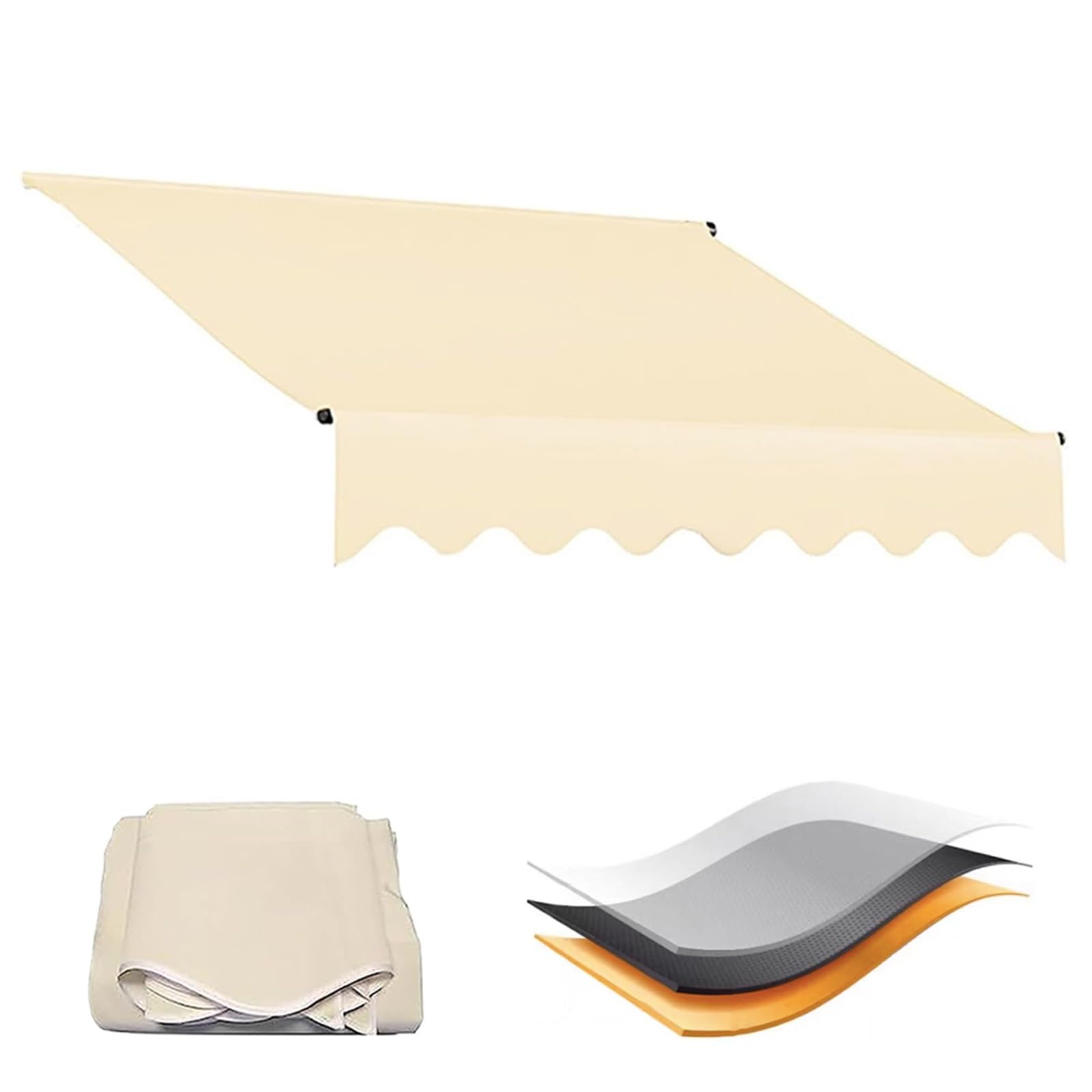 Toile de rechange imperméable pour réparer un abri extérieur déchiré ou usé