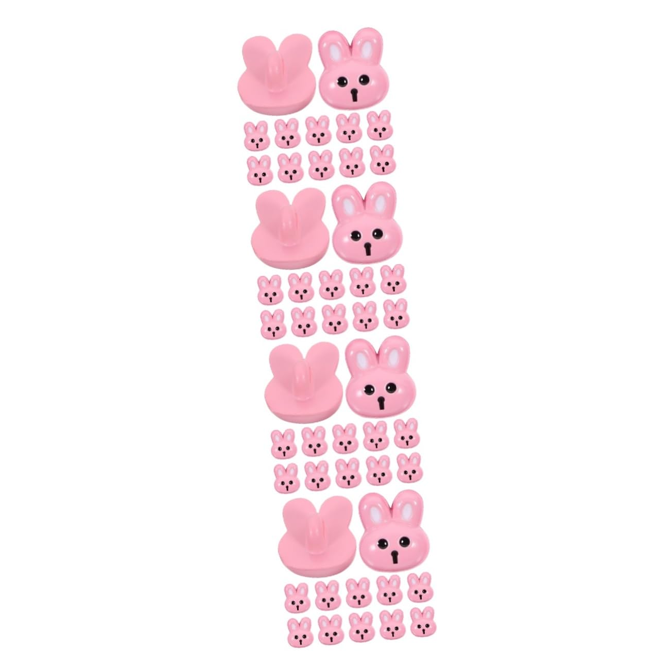 SEWACC 48pcs Bunny Modeling Buttons DIY Clothes Buttons Resin Sewing Garment DIY Resin for Crafts for Clothes for Crafts