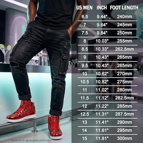 Image of IGxx Gold Shoes Sparkly Men Glitter Shiny Sequin Metallic Boots