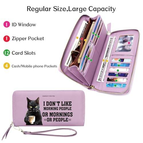 OIDERY Customized Cat Wallets for Women,Birthday Gift,Holiday Gift for Friend,Valentine's Day Gift for Wife,Mother,Daughter,Ladies3