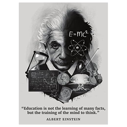 Palace Learning Póster de Albert Einstein, Cita inspiradora y motivadora