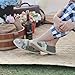 Boro Sashiko Embroidery Handmade Fabric Espadrilles Slip On shoes - Green (EU Size 34-46) (38)