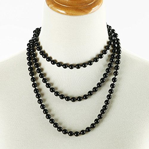 Jnf Large Big Pearl Necklace And Earring Set Multi Strand Pearl Necklace Costume Jewelry Chunky Pearls Necklaces For Women #TOP6