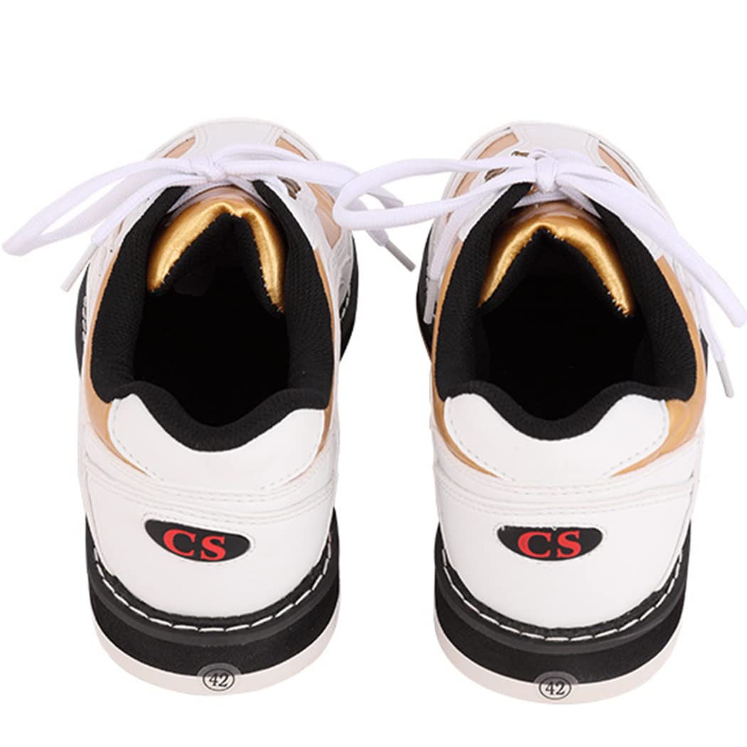 Bowlingschuhe Herren Damen Leder Atmungsaktive Bowlingschuhe Leicht Und rutschfest