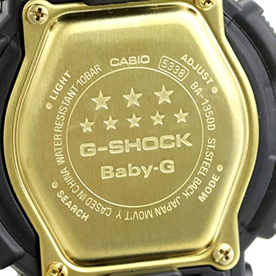 ☆misaki☆BABY-G デジタル腕時計 5338 ブラック/ゴールド ☆misaki☆BABY-G デジタル腕時計 5338 ブラック/ゴールド