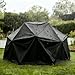 Fizentia Cover for 10FT Climbing Dome,Outdoor Jungle Gym Covers,Waterproof Dustproof Shield for Geometric Hemispherical Climber/Play Equipment/Climbing Toys/Monkey Bars for Backyard(10 x 4.8ft)