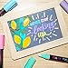 Positive Art Liquid Chalk Markers 30 Colors Window Markers, Bright Colors, Painting and Drawing For Kids and Adults, Washable Window and Board Art For Bistros, Bars - Reversible Tip