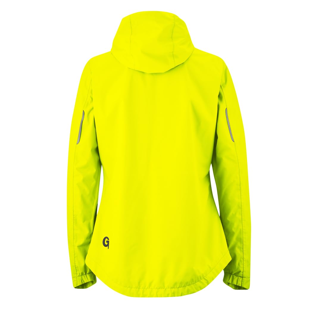 Gonso Sura Light, Veste de vélo pour femme, Veste de pluie imperméable, étanche jusqu'à 10 000 mm et coupe-vent, G-Tex, Laminé 2 couches & coutures scellées, Coupe large, Sans PFC