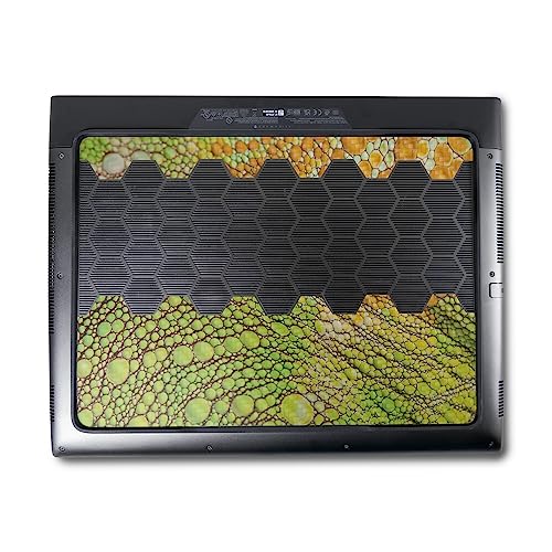 Image of MightySkins Carbon Fiber Skin Compatible with Alienware M18 R1 (2023) Full Wrap Kit - Iguana Skin | Protective, Durable Textured Carbon Fiber Finish | Easy to Apply & Change Styles | Made in The USA