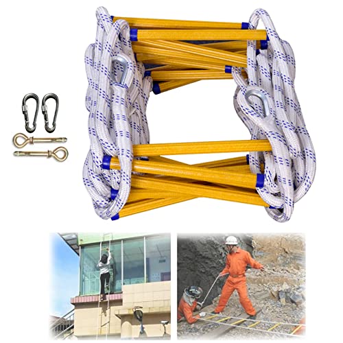 Échelle de corde de sauvetage de sécurité 20m pour sortie de secours fenêtre et balcon haut
