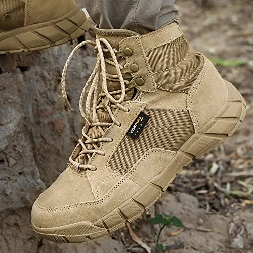 Antarctica Men's Lightweight Military Boots 6 Inches Tactical Boots For Hiking,Hunting,Desert,Combat #TOP4