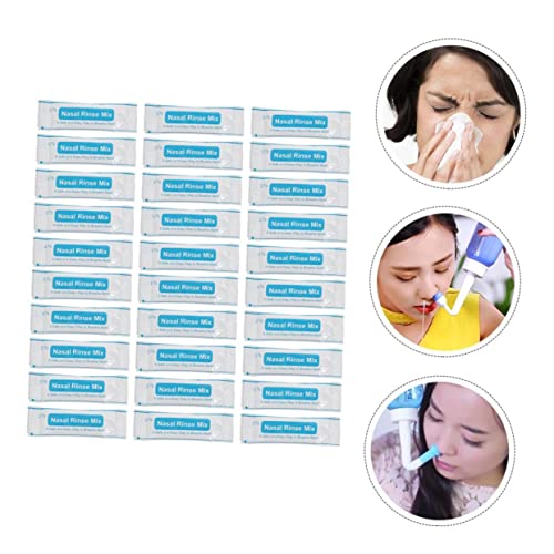 Healeved 240 Pçs Sais Nasais Sal De Lavagem Nasal Mistura De Enxágue Para Nariz Sal De Limpeza Nasal