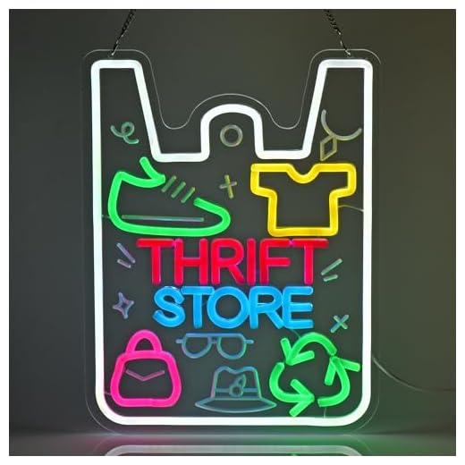 Neon Sign for Thrift Store
