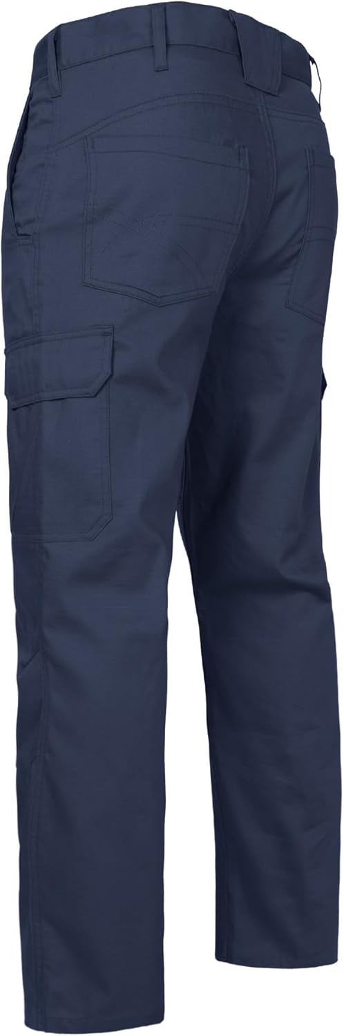 FR Ripstop & Waterproof Pants for Men 6.5oz Flame Resistant Pants 100% C 6-Pockets with Double Reinforced Knees CAT2