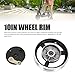 Aramox 10in Wheel Rim Assembly M 12 with Drum Brake for 10X3.0 10X2.5 Tires Electric Scooter Motorcycle