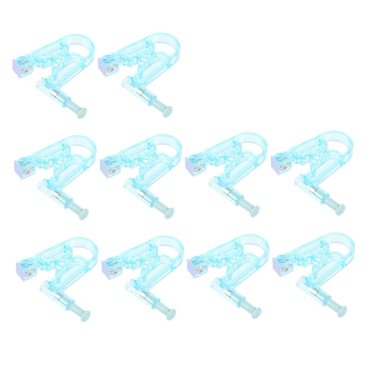 Healeved 10pcs Disposable Ear Piercing Tools Painless Ear Hole Piercing Kit Markers Salon Home Use