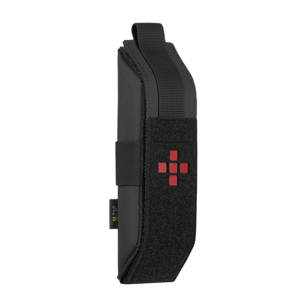 M-Tac Taktische Tourniquet-Tasche – geschlossene MOLLE-Pouch für Erste-Hilfe, Cordura Squadron, Laser Cut, kompakt, langlebig, ideal für Militär, Outdoor, Airsoft & Rettungseinsätze, Black