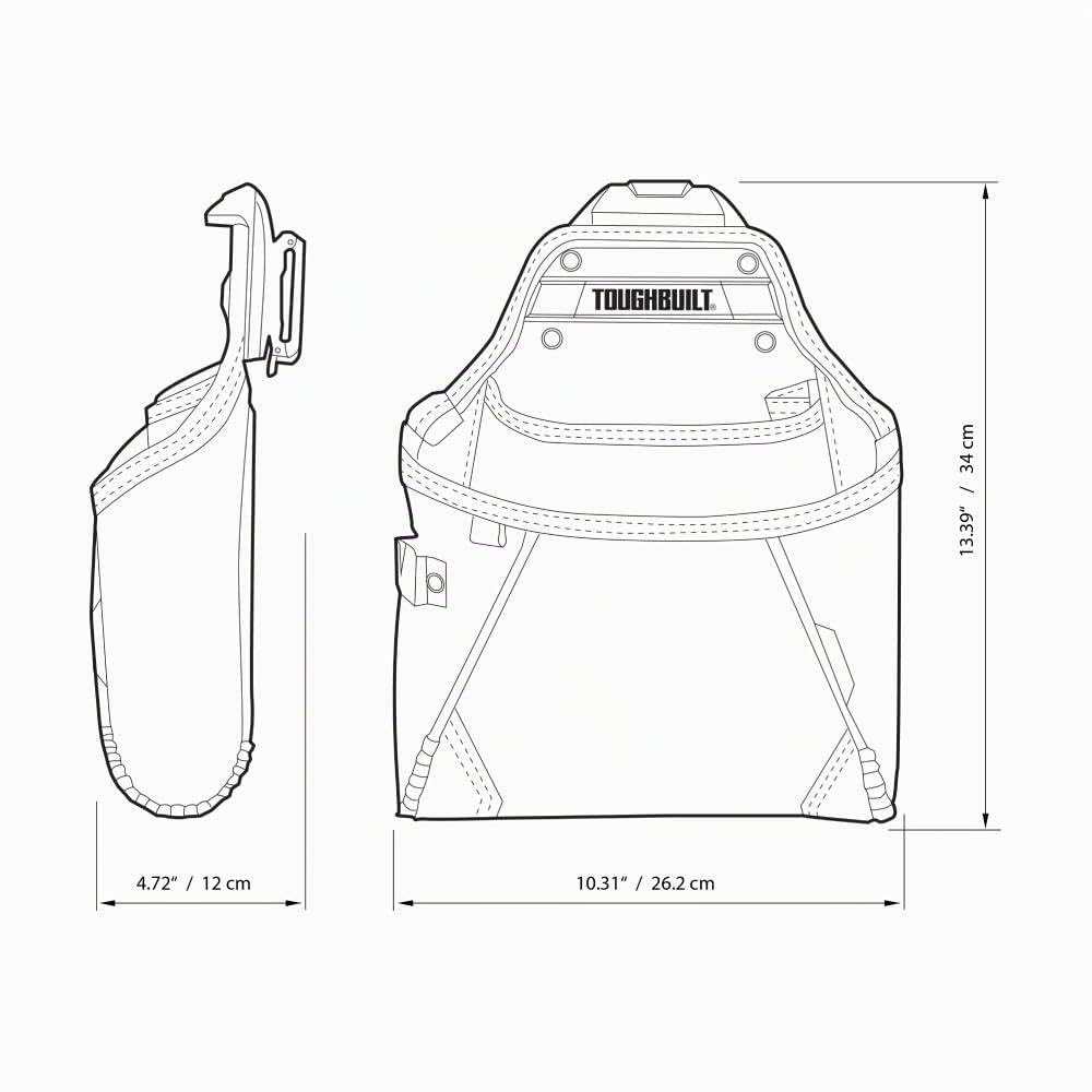 TOUGHBUILT TOU-CT-05 Bolsa para cinturón