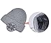 Winter Knitted Beanie Hat with Earflap for Men & Women, Warm, Soft, Cozy & Fashionable (US, Alpha, One Size, White)
