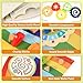 5FT Large Sunshine Rainbow Wooden Activity Wall Panel Christmas Gift Educational Montessori Toy for Toddler Kids Interactive Sensory Activity Busy Board Daycare Learning Center Toddler Room Decor