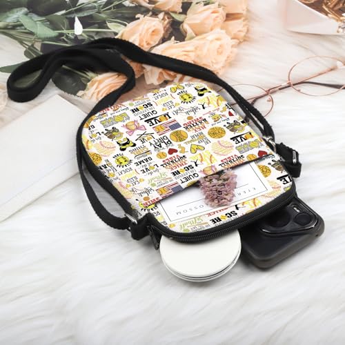 POFULL Softball Lover Gift Baseball Gift Women Softball Gift Softball Coach Gift Softball Player Crossbody Bag3