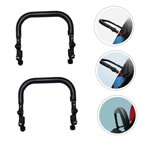 Miniatura 4 de Hohopeti Cochecito de bebé, parachoques universal para cochecito de bebé, accesorios de cochecito para recién nacido, mango universal de piel