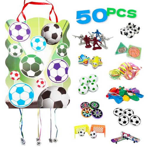 Piñata aniversário infantil - ananás pack 50 brinquedos ananás - ananás aniversário - pinata futebol - pinata - pinata infantil - pinata - pinata futebol aniversário - MANLOZ