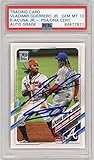 Ronald Acuna Vladimir Guerrero Jr 2021 Topps Series 1 Autograph Card #61 - PSA/DNA 10