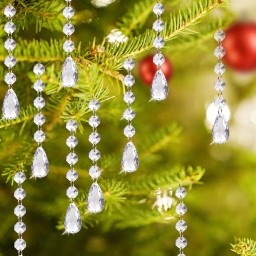 Christmas Tree Decorations Crystal Hanging Ornaments 25Pcs, Acrylic - image 1