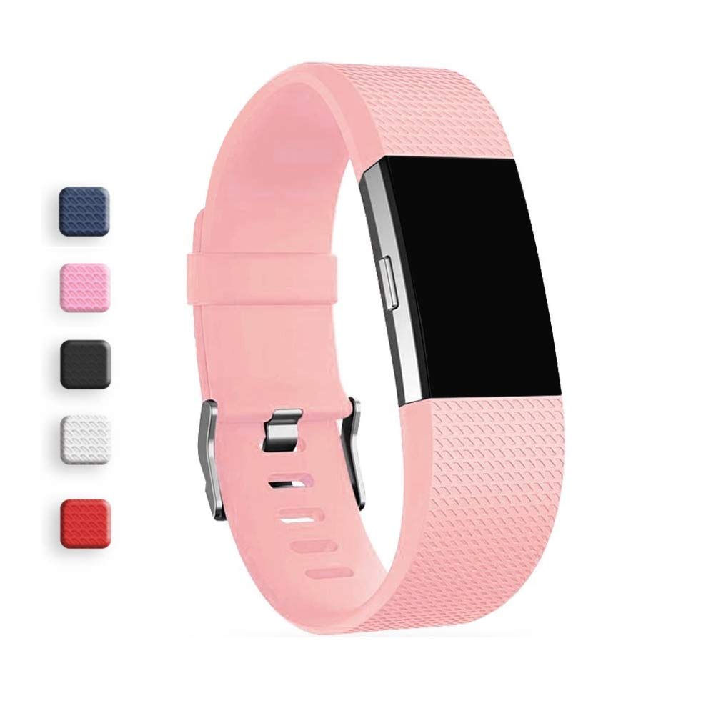 Replacement Bands for Fitbit Charge 2, Special Edition Replacement Wristbands for Fitbit Charge 2 (Small, Pink)