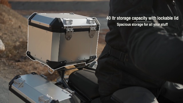 ザ・オールスターズ ボックスセット Royal Enfield KXA00433 Silver Adventure Top Box for The New