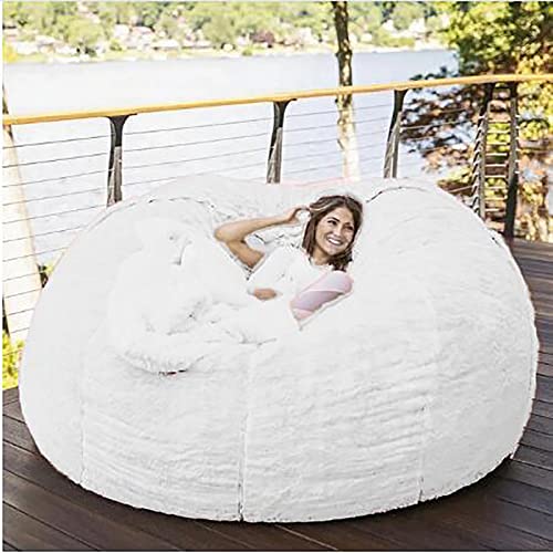 Funda para sofá Cama Tipo puf de 180 × 90 cm, con Relleno Gigante, para salón