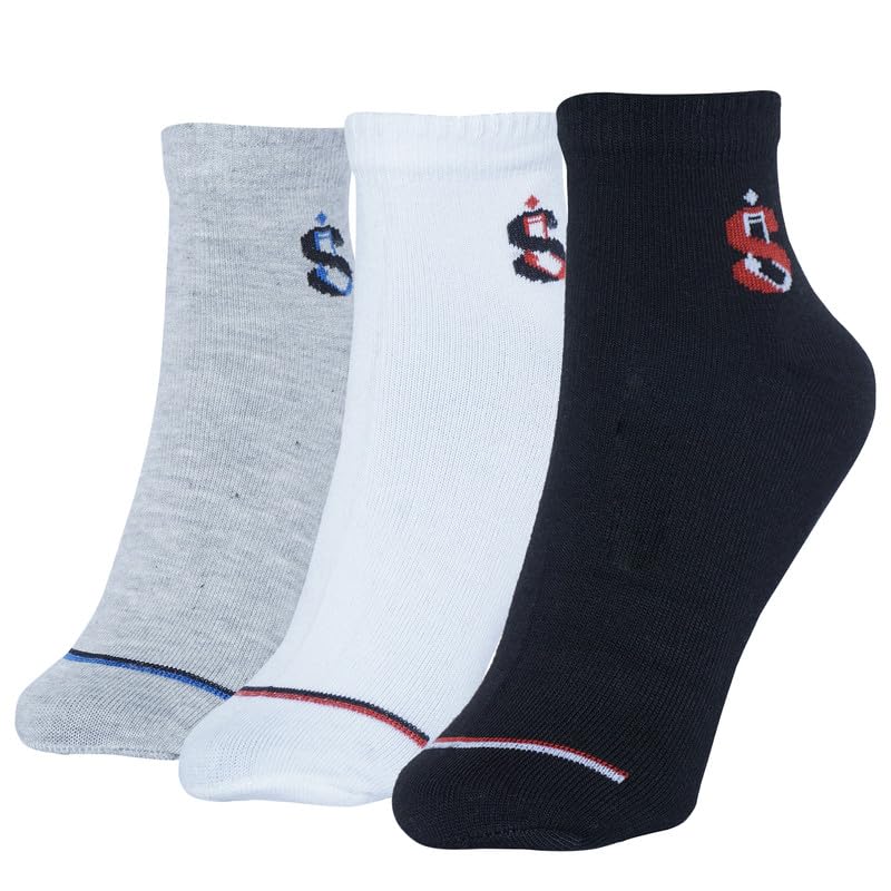 Men's Cotton Cushioned Socks for Better Comfort & Support| Comfortable, Durable, Breathable Socks for Men's (Paack of 3)