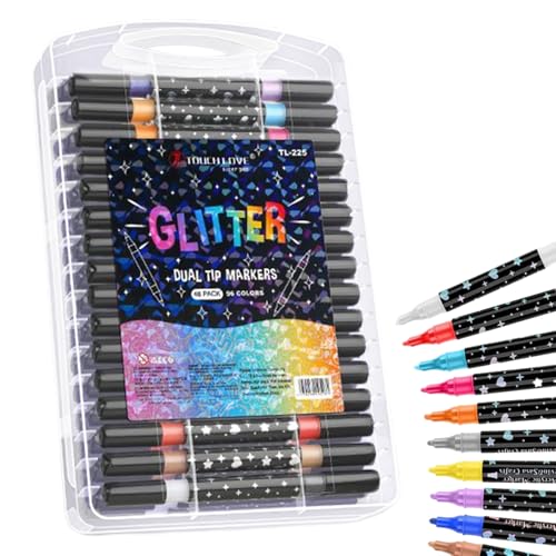 Stylos à gel brillant et pailleté pour écriture et dessin créatif