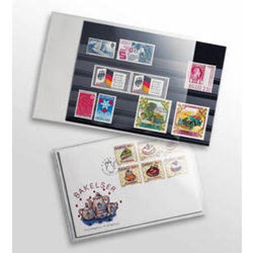 Pochettes de protection pour FDC 187x125 mm transparentes contre l'usure des lettres