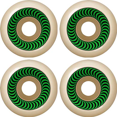 Spitfire Wheels Formula Four OG Classic Natural/Green Skateboard Wheels - 52mm 99a (Set of 4)