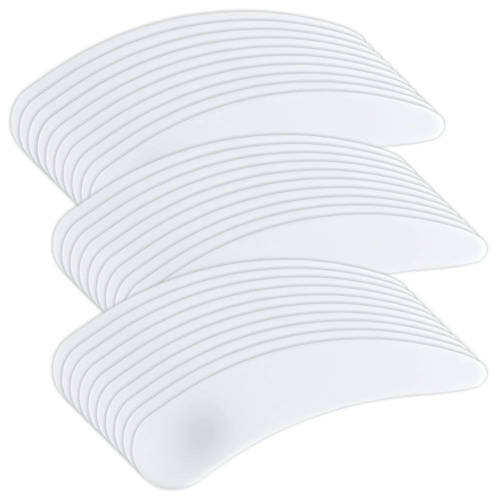 100 spatole cosmetiche in plastica, usa e getta, mini spatole cosmetiche (bianco)