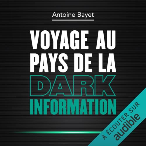Diseño de la portada del título Voyage au pays de la Dark Information