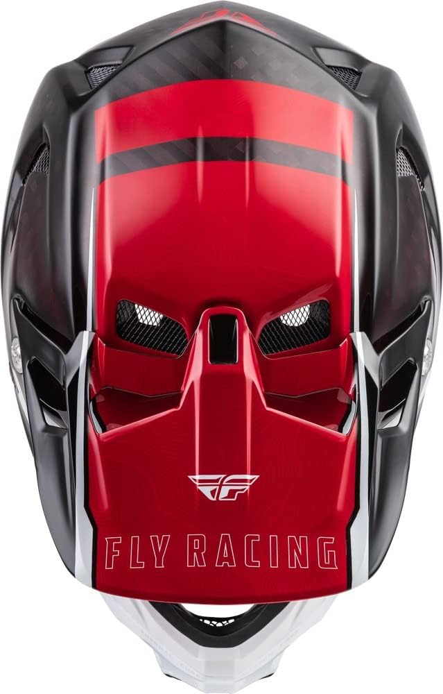 FLY Racing WERX-R Carbon Full-Face Mountain Bike Helmet — 12K Carbon Shell, RHEON, Triple-Density EPS, TFV Ventilation, Quick-Release Cheek Pads — Downhill / BMX
